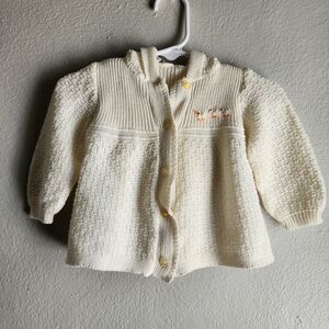 VINTAGE BLOOMINGDALES Duck Goose Cardigan Size 12 months